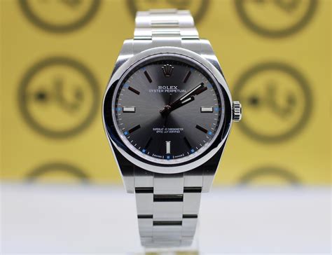 rolex oyster perpetual dark rhodium review|rolex oyster perpetual size chart.